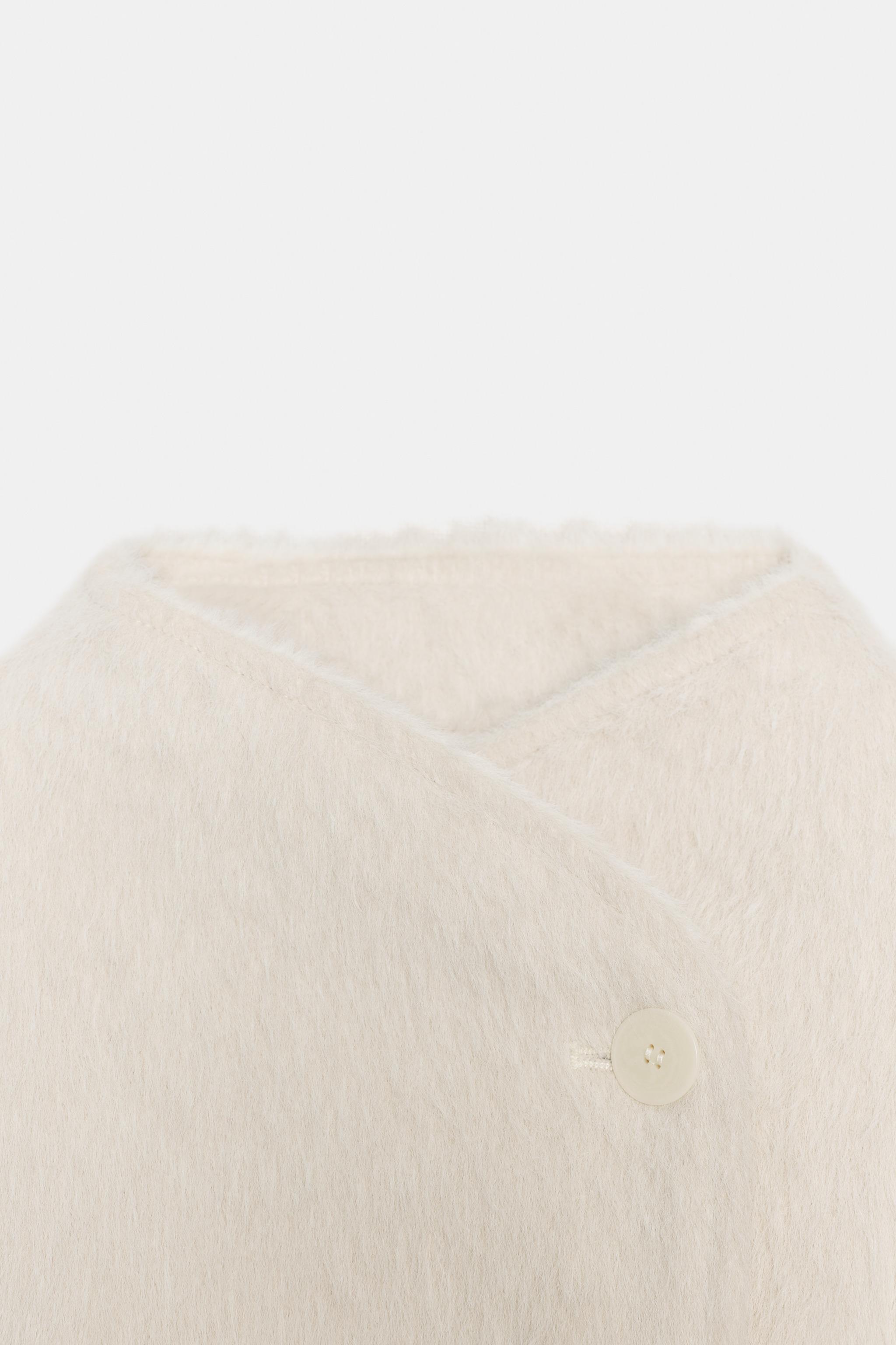 CROSSOVER FAUX FUR JACKET